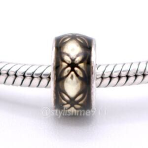 Authentic PANDORA Golden Floral Vintage Spacer